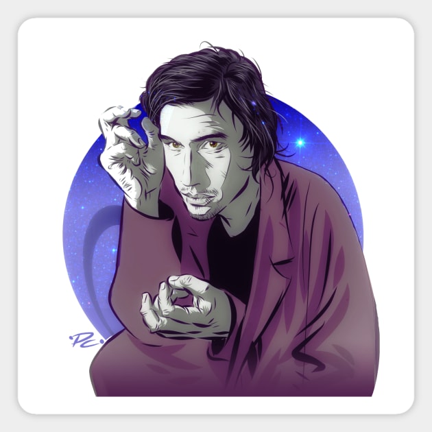 Adam Driver - An illustration by Paul Cemmick Magnet by PLAYDIGITAL2020